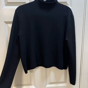Antonio Melani Thick Black Mockneck Sweater